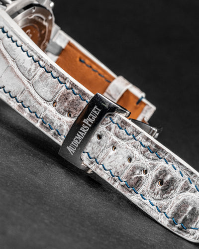 Bespoke Watch Strap in Natural Himalayan Crocodile