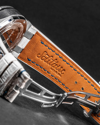 Bespoke Watch Strap in Natural Himalayan Crocodile