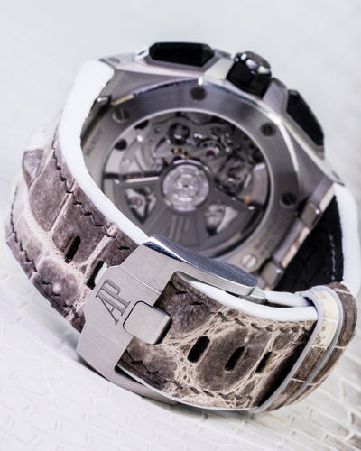 Bespoke Watch Strap in Natural Himalayan Crocodile