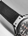 Bespoke Watch Strap in Black Chèvre