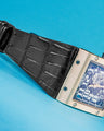 Bespoke Watch Strap in Black Crocodile