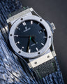 Bespoke Watch Strap in Black Chèvre