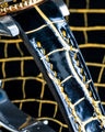 Bespoke Watch Strap in Black Gold Alligator