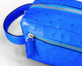 Bespoke Clutch Bag in Sky Blue Ostrich