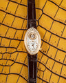 Bespoke Watch Strap in Dark Brown Crocodile