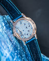 Bespoke Watch Strap in Miami Blue Crocodile