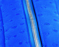 Bespoke Clutch Bag in Sky Blue Ostrich