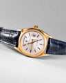 Bespoke Watch Strap in Navy Blue Crocodile