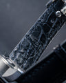 Bespoke Watch Strap in Black Crocodile