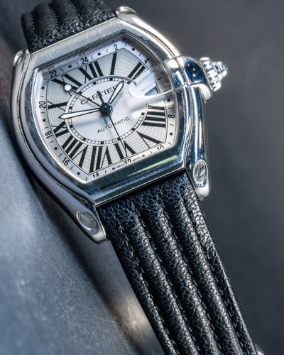 Bespoke Watch Strap in Black Chèvre