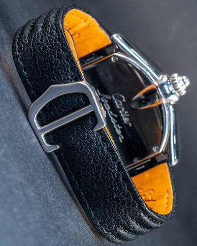 Bespoke Watch Strap in Black Chèvre