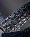 Bespoke Watch Strap in Jet Black Crocodile