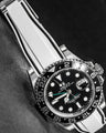 Solitaire Rubber straps in Cookie White for Rolex GMT Master II 116710LN