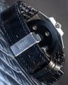 Bespoke Watch Strap in Jet Black Crocodile