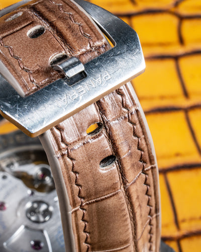 Bespoke Watch Strap in Ombre Brown Crocodile