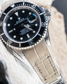 Bespoke Watch Strap in Rhino Grey Crocodile