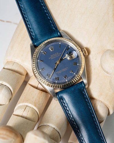 Solitaire Universal Straps in Deep Ocean Buttero for Rolex