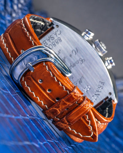 Bespoke Watch Strap in Chestnut Brown Alligator