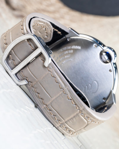Bespoke Watch Strap In Rhino Grey Crocodile