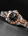 Bespoke Watch Strap in Rosegold rubbed off Alligator