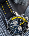 Bespoke Watch Strap in Black Crocodile
