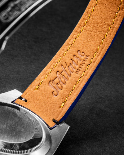 Bespoke Watch Strap in Electric Blue Crocodile