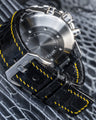 Bespoke Watch Strap in Black Crocodile