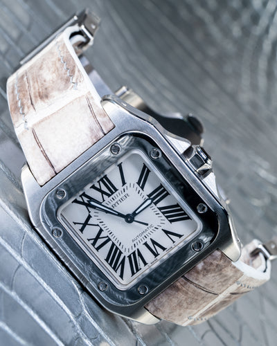 Bespoke Watch Strap in Natural Himalayan Crocodile