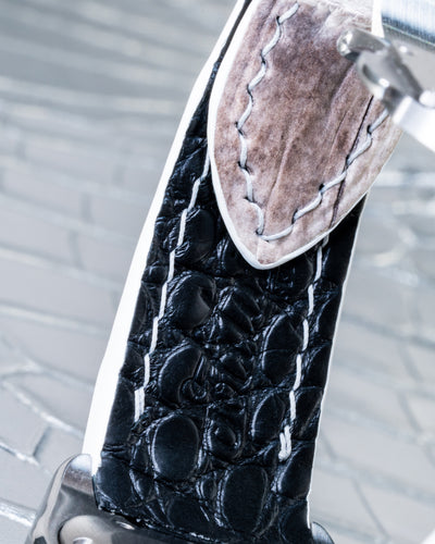 Bespoke Watch Strap in Natural Himalayan Crocodile