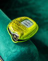 Bespoke Key Fob Cover in Apple Green Himalayan Crocodile