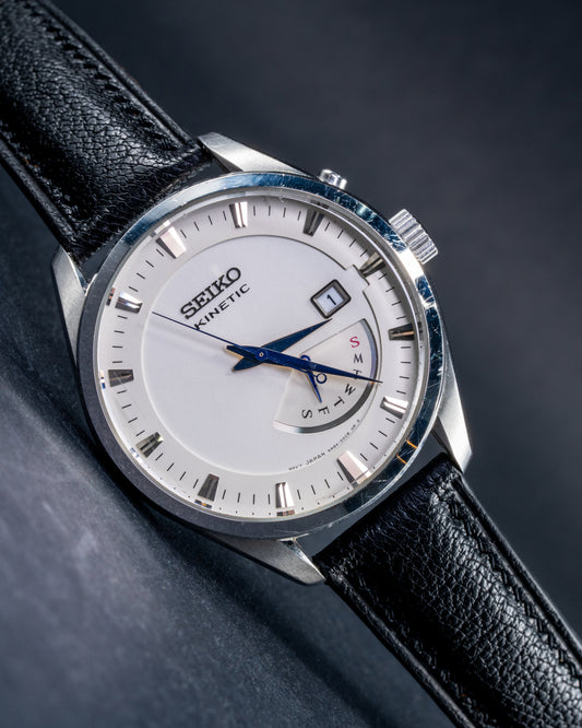 Bespoke Watch Strap in Black Chèvre