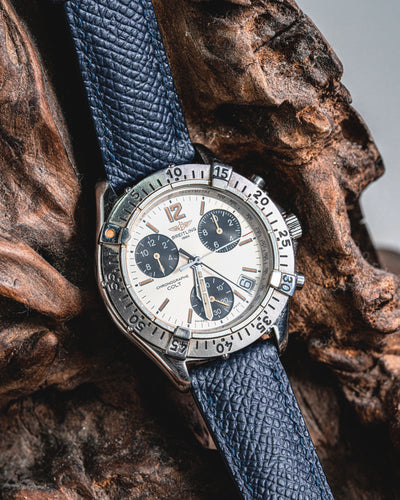 Solitaire Universal Straps in Midnight Storm Epsom for Breitling