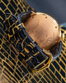 Bespoke Watch Strap in Black Gold Alligator