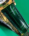 Bespoke Watch Strap in Hunter Green Crocodile