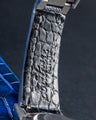 Bespoke Watch Strap in Navy Blue Chèvre
