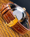 Bespoke Watch Strap in Chestnut Brown Crocodile