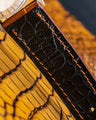 Bespoke Watch Strap in Chestnut Brown Alligator