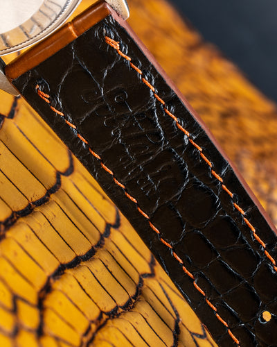 Bespoke Watch Strap in Chestnut Brown Alligator