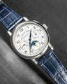 Bespoke Watch Strap in Navy Blue Crocodile
