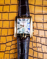 Bespoke Watch Strap in Dark Brown Crocodile
