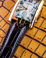 Bespoke Watch Strap in Dark Brown Crocodile