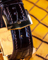 Bespoke Watch Strap in Dark Brown Crocodile