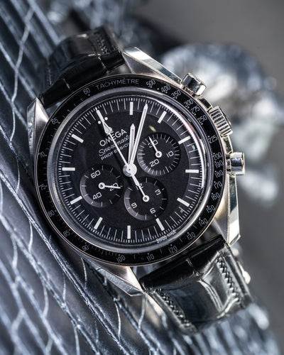 Bespoke Watch Strap in Black Crocodile