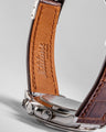 Bespoke Watch Strap in Chocolate Brown Crocodile