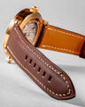 Bespoke Watch Strap in Chocolate Brown Nappa