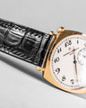 Bespoke Watch Strap in Black Crocodile