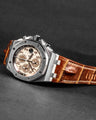 Bespoke Watch Strap in Bronze brushed Crocodile