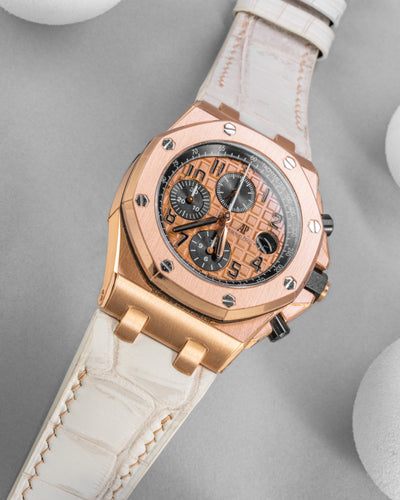 Bespoke Watch Strap in Natural Himalayan Crocodile