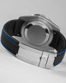 Solitaire Rubber straps in Classic Black for Rolex GMT-Master II Batman 116710BLNR