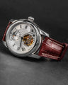 Bespoke Watch Strap in Reddish Brown Crocodile